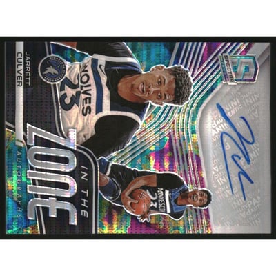 2020-21 Panini Spectra In The Zone Autographs Celestial #1 Jarrett Culver/75