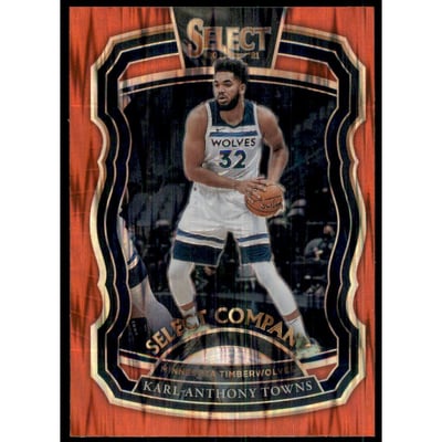 2020-21 Select Company Prizms Red #18 Karl-Anthony Towns