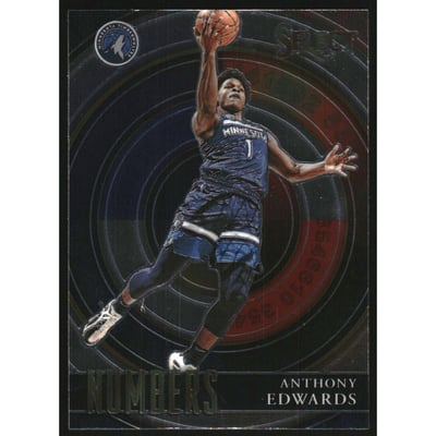 2020-21 Select Numbers #15 Anthony Edwards