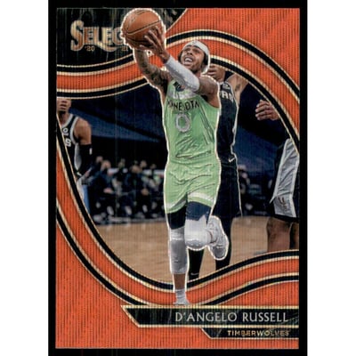 2020-21 Select Prizms Red Wave #253 D'Angelo Russell