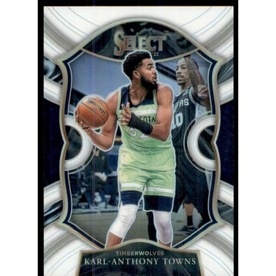 2020-21 Select Prizms White #36 Karl-Anthony Towns