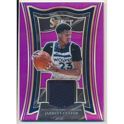 2020-21 Select Selective Swatches Prizms Purple #16 Jarrett Culver/99
