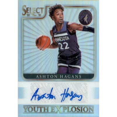 2020-21 Select Youth Explosion Signatures #10 Ashton Hagans