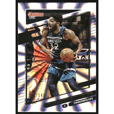 2021-22 Donruss Holo Laser #75 Karl-Anthony Towns