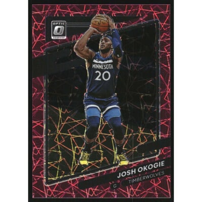 2021-22 Donruss Optic Pink Velocity #112 Josh Okogie