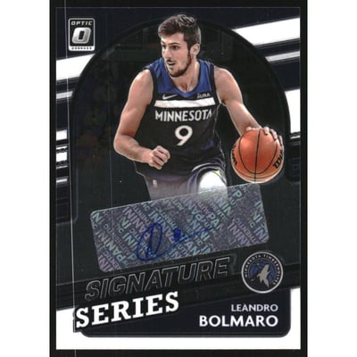 2021-22 Donruss Optic Signature Series #89 Leandro Bolmaro
