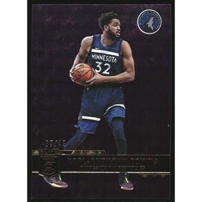 2021-22 Elite Purple #26 Karl-Anthony Towns