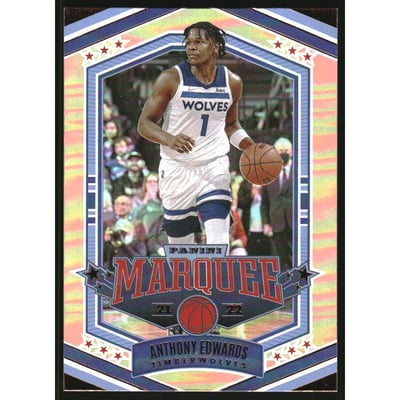 2021-22 Panini Chronicles Bronze #355 Anthony Edwards/Marquee