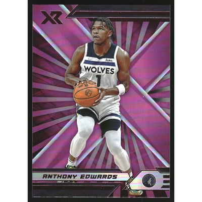 2021-22 Panini Chronicles Pink #394 Anthony Edwards/XR
