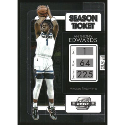 2021-22 Panini Contenders Optic #75 Anthony Edwards