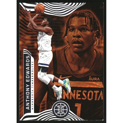 2021-22 Panini Illusions Trophy Collection Orange #27 Anthony Edwards