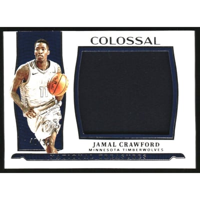 2021-22 Panini National Treasures Colossal Materials #15 Jamal Crawford