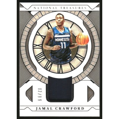 2021-22 Panini National Treasures Timeless Treasures Materials #26 Jamal Crawford