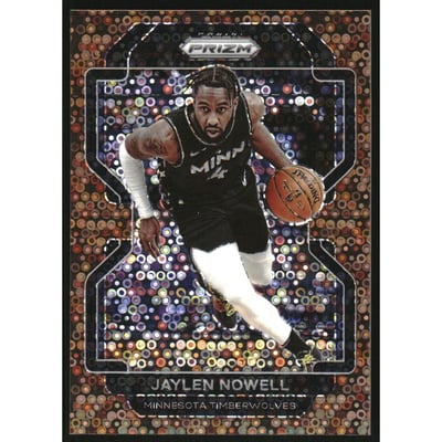 2021-22 Panini Prizm Prizms Fast Break Bronze #41 Jaylen Nowell