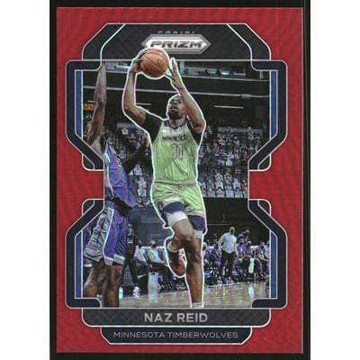 2021-22 Panini Prizm Prizms Red #229 Naz Reid