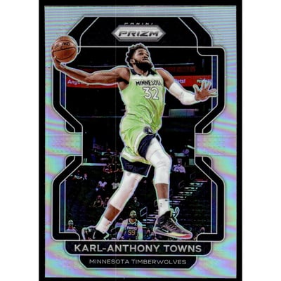 2021-22 Panini Prizm Prizms Silver #157 Karl-Anthony Towns