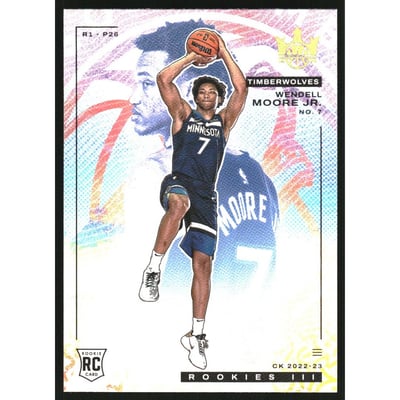 2022-23 Court Kings #142 Wendell Moore Jr.