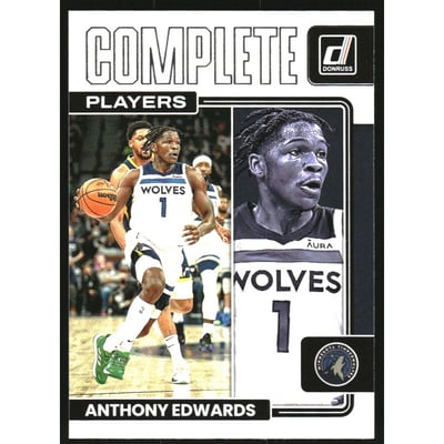 2022-23 Donruss Complete Players #7 Anthony Edwards