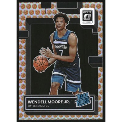 2022-23 Donruss Optic Basketballs Parallel #201 Wendell Moore Jr. RR