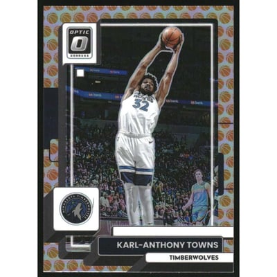 2022-23 Donruss Optic Basketballs Parallel #50 Karl-Anthony Towns
