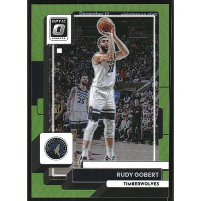 2022-23 Donruss Optic Lime Green #70 Rudy Gobert