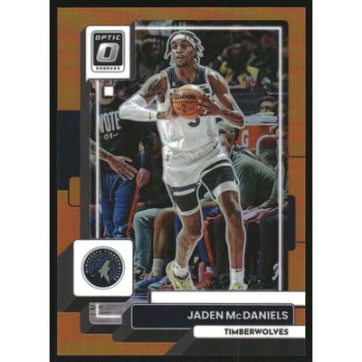 2022-23 Donruss Optic Orange #67 Jaden McDaniels