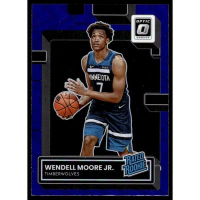 2022-23 Donruss Optic Purple #201 Wendell Moore Jr. RR