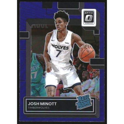 2022-23 Donruss Optic Purple #244 Josh Minott RR