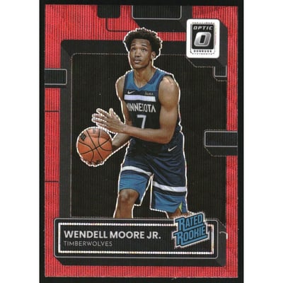 2022-23 Donruss Optic Red Wave #201 Wendell Moore Jr. RR