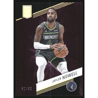 2022-23 Elite Purple #59 Jaylen Nowell