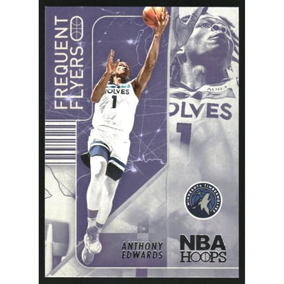 2022-23 Hoops Frequent Flyers #1 Anthony Edwards