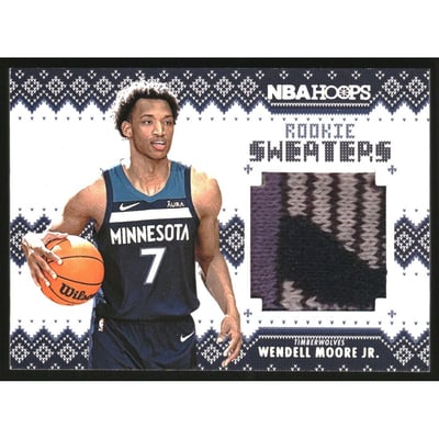 2022-23 Hoops Rookie Sweaters #26 Wendell Moore Jr.