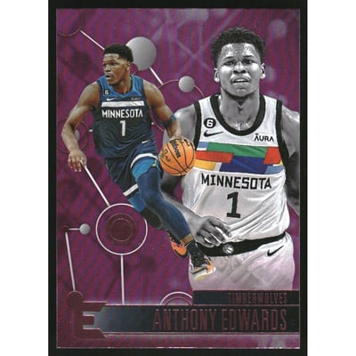 2022-23 Panini Chronicles Pink #229 Anthony Edwards/Essentials