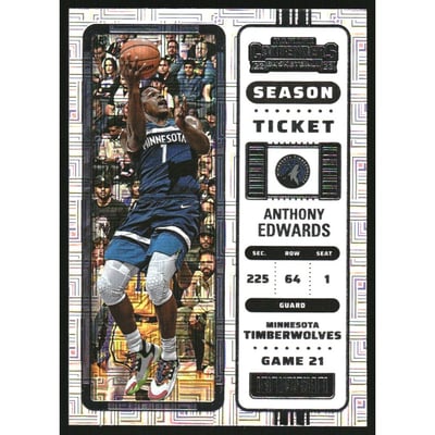 2022-23 Panini Contenders #2 Anthony Edwards