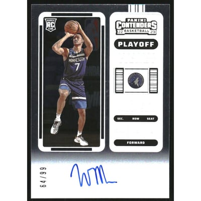 2022-23 Panini Contenders Playoff Ticket #103 Wendell Moore Jr.