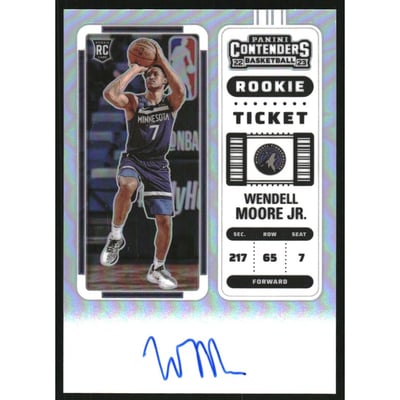 2022-23 Panini Contenders Premium #103 Wendell Moore Jr.