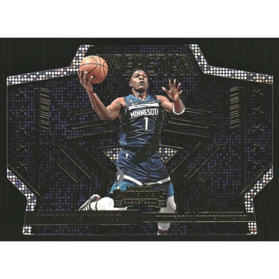 2022-23 Panini Contenders Superstar Die-Cuts #7 Anthony Edwards