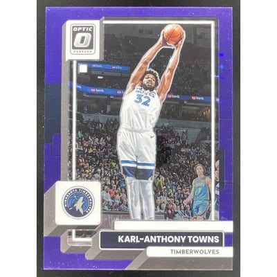 2022-23 Panini Donruss Optic Purple #50 Karl-Anthony Towns