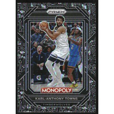 2022-23 Panini Prizm Monopoly Monopoly Black #52 Karl-Anthony Towns