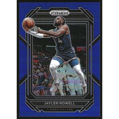 2022-23 Panini Prizm Prizms Blue #70 Jaylen Nowell