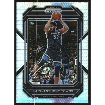 2022-23 Panini Prizm Prizms Hyper #68 Karl-Anthony Towns