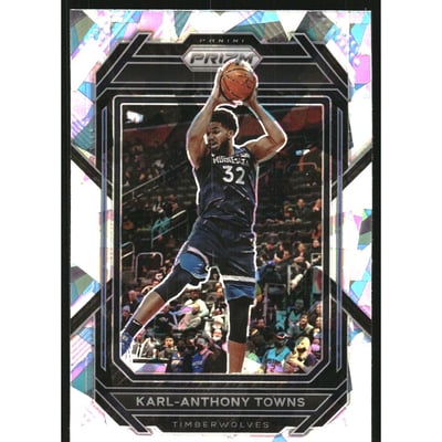 2022-23 Panini Prizm Prizms Ice #68 Karl-Anthony Towns