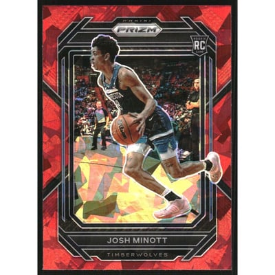 2022-23 Panini Prizm Prizms Red Ice #238 Josh Minott