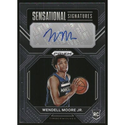 2022-23 Panini Prizm Sensational Signatures #65 Wendell Moore Jr.