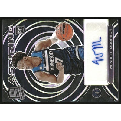 2022-23 Panini Spectra Aspiring Autographs #35 Wendell Moore Jr.