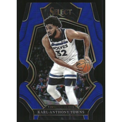 2022-23 Select Prizms Blue Die Cut #112 Karl-Anthony Towns