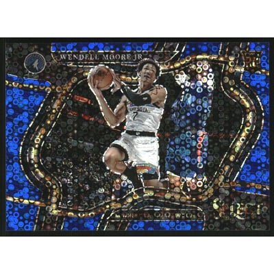2022-23 Select Prizms Blue Disco #299 Wendell Moore Jr.