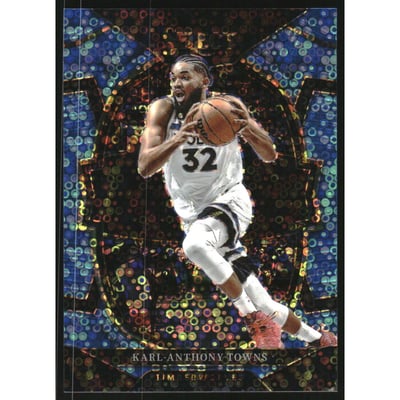 2022-23 Select Prizms Light Blue Disco #12 Karl-Anthony Towns