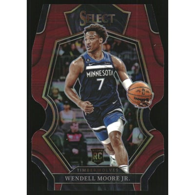 2022-23 Select Prizms Maroon Die Cut #200 Wendell Moore Jr.