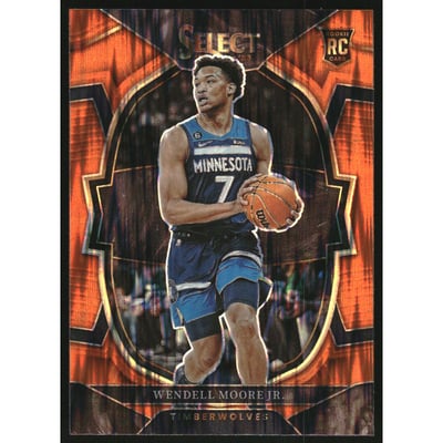 2022-23 Select Prizms Orange Flash #73 Wendell Moore Jr.